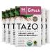 TAZO Tea Bags Black Tea Regenerative Organic Awake English Breakfast Tea 16 Count (Pack of 6)