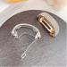 Fashion Elegant Crystal Bridal Semicircle Metal Spring Hair Clip Ponytail Holder Hairpin Rhinestone Hair Barrette accessories for women(2-pack Gold Silver) - Buy Online on GoSupps.com