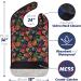 Classic Bib Designs for Adults - Washable & Reusable Clothing Protection - Tropical Fruits - Men & Women - Eco-Friendly Crumb Catcher - Buy Online on GoSupps.com