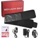 HUKOER Red Infrared Light Therapy Waist Belt - Pain Relief with 660nm LED Red & 850nm Near-Infrared Light for Body - Black - Buy Online on GoSupps.com
