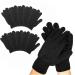 10Pairs Exfoliating Gloves - Premium Black Double Sided Scrub Wash Mitt for Bath or Shower - Luxury Spa Exfoliation Accessories for Beauty Spa Dead Skin Cell Remover, Suitable for Men and Women 10 Pairs