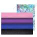 4PCS African Net Sponge African Exfoliating Net Vetikin African Long Net Sponge Shower Body Scrubber Back Scrubber Skin Smoother African Wash Bath Net (Black  Blue  Purple  Pink)