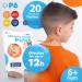 P6 Motion Sickness Patches for Kids - All-Natural Sea & Car Travel Relief - Non-Drowsy Safe Patches for Happy Journeys - Buy Online on GoSupps.com