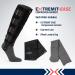 Extremite Tease Compression Bandage for Lower Legs | 30-50 mmHg Size M | Ideal for Lymphedema Venous Insufficiency & Post-Op Edema - Black - Buy Online on GoSupps.com