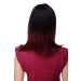 WIG ME UP H9705-2F118 Ladies Ombre Black & Aubergine Wig | Quality Shoulder Length Straight Wig with Curved Tips - Shop Internationally - Buy Online on GoSupps.com