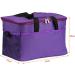Lemeso Knitting Bag: Yarn Tote Storage Organizer with Individual Compartments - Purple - Buy Online on GoSupps.com