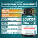 Soursop Graviola Extract Capsules 9450mg - 120 Capsules | 4 Months Supply with Elderberry and Turmeric Curcumin - Buy Online on GoSupps.com