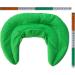 Cozy Neck Pillow with Stand-Up Collar - Frog Green Rapeseed Heat Pad for Ultimate Comfort - Buy Online on GoSupps.com