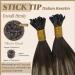YoungSee Ombre I Tip Human Hair Extensions - Brown Dark Brown Ash Blonde 20 Inch 50g Real Human Hair Cold Fusion - Buy Online on GoSupps.com