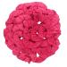 36 Pcs Large Solid Scrunchies Hair Elastics - Hot Pink