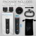 HUMMINGBIRD MK5 Men's Pubic Hair Trimmer - Ceramic Blade No Nick Waterproof USB-C Rechargeable LED Display Charging Dock & Travel Pouch - Buy Online on GoSupps.com