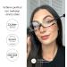 VICCI Makeup Reading Glasses - Dual-Purpose Flip Up Lens Magnifying Eyeglasses for Women | Lightweight Tortoise +2.5 Distortion-Free Vision - Buy Online on GoSupps.com