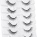 7 Pairs Focipeysa Wispy Faux Mink False Eyelashes 11mm-Clear Band - Buy Online on GoSupps.com