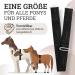 Esposita Elastic Blanket Girth for Horses - Durable Black Elastic Girth for Optimal Comfort & Fit - Buy Online on GoSupps.com
