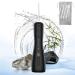 Water Flosser Dental Cordless Portable 6 Modes & IPX7 Waterproof Rechargeable Oral Irrigator Water Teeth Cleaner Floss Pick Home Use WaterFlossers for Braces Bridges/Gum Care (Black)