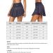 SANTINY Women's High Waisted Tennis Skirt with Shorts - Light Grey XS - Buy Online on GoSupps.com