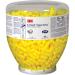 3M Ear Plugs  500 Pairs/Refill Bottle for One Touch Dispenser  E-A-Rsoft Yellow Neons 391-1004  Uncorded  Disposable  Foam  NRR 33  Drilling  Grinding  Machining  Sawing  Sanding  Welding