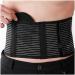 Armor Adult Flexible Umbilical Hernia Support Belt for Relief of Abdominal Pain and Pressure  Stretchy Elastic Tummy Control Comfort  Black Color  Size Medium for Men and Women Black Medium