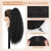 AISI BEAUTY 22 inch Long Curly Drawstring Ponytail Extension for Women | Clip in Wavy Natural Ponytail | (1B) - Buy Online on GoSupps.com