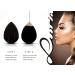 Luvia Beauty Blender Sponge - Extra Soft Make-Up Egg in Timeless Black - Best Cosmetic Blending Sponge for Flawless Application - Buy Online on GoSupps.com