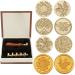 Wax Seal Stamp Set Yoption 6 Pieces Plant Series Sealing Wax Stamp Heads + 1 Wooden Hilt  Vintage Seal Wax Stamp Kit with Gift Box (Sunflower+Tree of Life+Bee+with Love+Rosemary+Leaves) Botanical Set