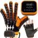 Rehabilitation Robot Gloves Finger Training Gloves Stroke Hemiplegia Equipment Finger Rehab Orthotics Long-Term Relief Cramps Orange XL X-Large Orange