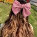 AFBORD Women Hair Barrette Daily School Hair Barrette Satin Pink - Buy Online on GoSupps.com