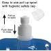 Hydramate 750ml Foldable Drinking Bottle - Reusable BPA Free Lightweight Flexible Water Bag in Petrol Blue with Carabiner Hook - Buy Online on GoSupps.com