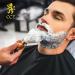 Cambridge Cut Throat Luxury Men's Shaving Brush - Premium Synthetic Silvertip Badger Bristles for Soap, Foam, or Cream - Vegan Friendly Male Grooming Gift - Buy Online on GoSupps.com