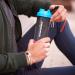 Smartshake Slim Protein Shaker Bottle - 400-500ml, Leakproof, BPA Free, Small Shaker Cup for Women & Men - Gunsmoke Black (2%) - Buy Online on GoSupps.com