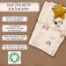 Milaboo Organic Cotton Gift Set - GOTS-Certified 80x80 cm Muslin & Baby Spitting Towels with FSC Play Case | Perfect Birth Gift - Buy Online on GoSupps.com