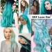 Teal Blue Clip-In Hair Extensions for Kids - 10pcs Fairy Hairpieces | 22? Halloween Accessories - Buy Online on GoSupps.com