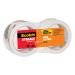 Scotch Long Lasting Storage Packaging Tape, 1.88" x 54.6 yd, Designed for Storage and Packing, Stays Sealed in Weather Extremes, 3" Core, Clear, 2 Rolls (3650-2) 2 Rolls Tape