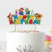 Seyal Supr Mario Happy Birthday cake Topper