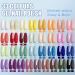 Phoenixy Gel Nail Polish Set 66 Effect U V Gel Nail Polish 33 Colours 5ml Gel Polish With Base Glossy Matte Top Coat Gel Nail Kit Gift Set for Women (PCD9O25) - Buy Online on GoSupps.com