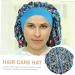 FOMIYES Blue Pretied Hijab Cap for Women | Reusable Chemo Shower Cap | Elastic Sleep Hat for Hair Loss | Smooth Fabric Night Cap - 34.5X23X2CM - Buy Online on GoSupps.com