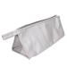 Hair Dryer Storage Bag | PU Leather Carry Bag with Hanging Hook - Silver | International Shipping Available - Buy Online on GoSupps.com