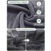 Quick Drying Dog Bathrobe | Adjustable Microfiber Towel for Large & Medium Dogs - Bibykivn Gray Green S - Buy Online on GoSupps.com