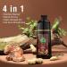 Dark Brown Hair Dye Shampoo 4 In 1 | Gray Hair Coverage for Men & Women | Instant Herbal Color Treatment - Buy Online on GoSupps.com