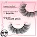 JIMIRE Lashes Fluffy Natural Look Wispy Russian Strip Faux Mink Lashes Cat Eye 14MM False Lashes 8 Pairs Pack - Buy Online on GoSupps.com