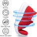 YHOON Women's Orthopedic Walking Shoes - Arch Support for Plantar Fasciitis - Chili Red | Foot & Heel Pain Relief - Size 5.5 - Buy Online on GoSupps.com
