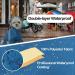 Waterproof XL Blue Dog Raincoat with Hood for Small to Medium Dogs - Reflective Strap, Lightweight Jacket with Leash Hole by Cosibell - Buy Online on GoSupps.com