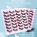Joyeee False Eyelashes 14 Pairs Fake Eyelashes 3D Colorful Eye Lashes Reusable Easy to Wear and Remove Handmade Dramatic Fluffy Strip Lashes for Party Cosplay Costumes Festival Decoration#6 Eyelashes#45 - Buy Online on GoSupps.com