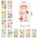 Easter Tattoos for Kids - 66 Pieces, Colorful Bunny Egg Chicken Spring Flowers Butterfly Stickers - Easter Egg Filler, Basket Stuffers, Goodie Bag Fillers - Buy Online on GoSupps.com