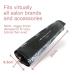 Vegan Leather Hair Straightener Case & Roll Mat by j&m - Stylish Pouch with Detachable Mat - Fits ghd, BaByliss & More (Rose Gold) - Buy Online on GoSupps.com
