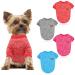 HYLYUN 4 pieces dog sweater Small dogs knitting winter warm dog sweaters sweaters soft comfortable puppy clothing for small medium -sized dogs cat xxl bright colors