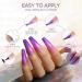 COSCELIA Color Changing Gel Nail Polish Set - 6 Color Temperature Changing Gel Polish for DIY Nail Art - Long Lasting Soak Off LED Nail Gel - Pink, Purple, Orange - 7ml/0.24 Fl Oz (Pack of 6) - Buy Online on GoSupps.com