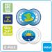MAM Crystal Silicone Pacifier - Blue - 6 Months (2-Count) | Soothing & Safe for Babies | International Shipping Available - Buy Online on GoSupps.com