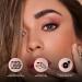 Beautyu Natural Color Lenses - Soft Glamour Gray Contact Lenses with Case & Tweezers | 1 Pair (2 Pieces) for Stunning Eyes - Buy Online on GoSupps.com