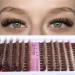 Buy Brown Lash Clusters 9-16mm | Wispy D Curl Eyelash Extensions | 192 PCS Fluffy DIY Lash Kit by Anforlin - Buy Online on GoSupps.com